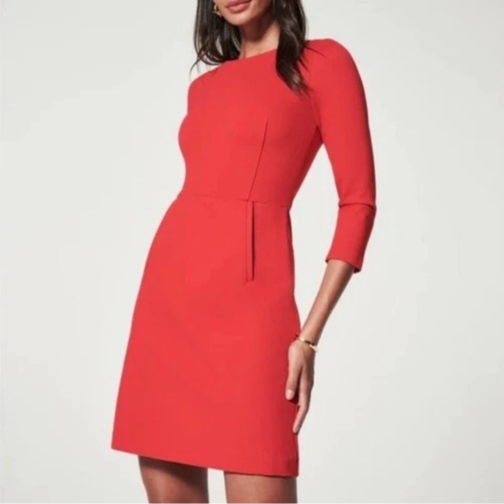 Spanx The Perfect A-Line Dress in Red NWT - Large